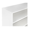 Alaterre Furniture MOD 34"H Under Window 3-Shelf Bookcase AJMD0420WH